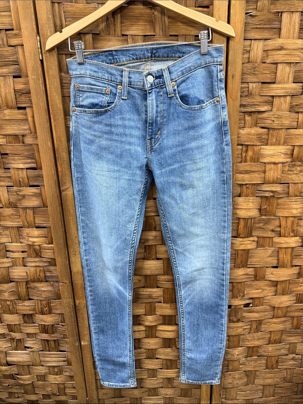 Levi's Men's Light Wash Skinny Jeans